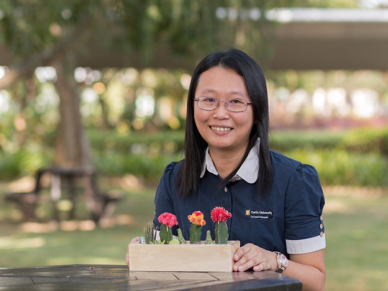 “I really enjoy the scenery at the Curtin Malaysia campus, especially the greenery and lakes surrounding it. As a nature lover, I also keep little pots of succulents and cacti at my workstation. Besides looking adorable, they help purify the air and...