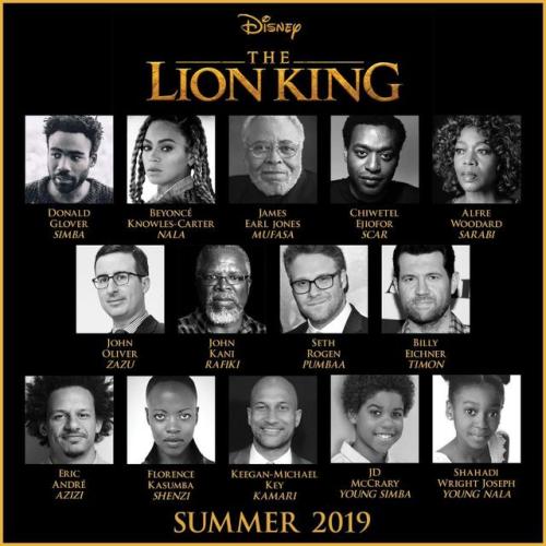 ruinedchildhood: Disney have announced that Beyoncé will voice the love interest of Simba (voiced by