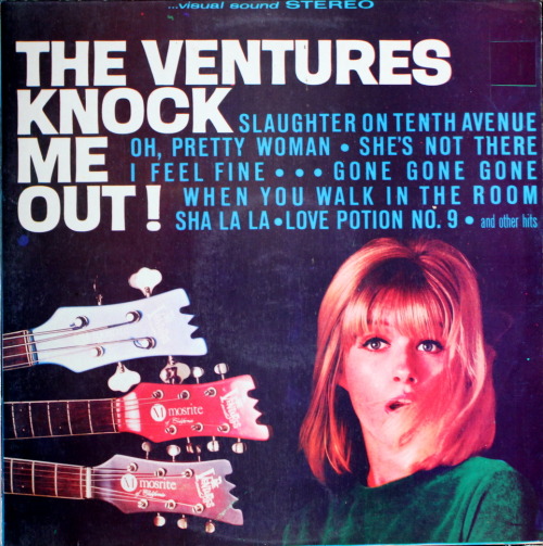 LPs by The Ventures, from a second-hand record adult photos
