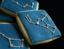etsy:  Bake at 350: Constellation cookies.