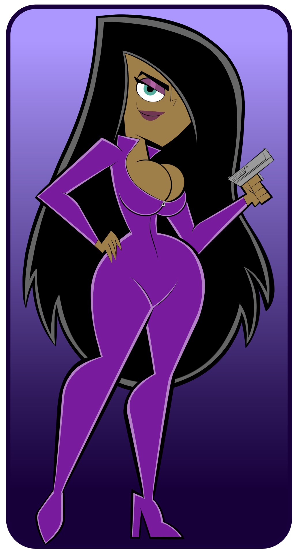 grimphantom2:  ck-blogs-stuff:  Commission: Sexy Spy Desiree by   Alt. Versions CK-Draws-Stuff