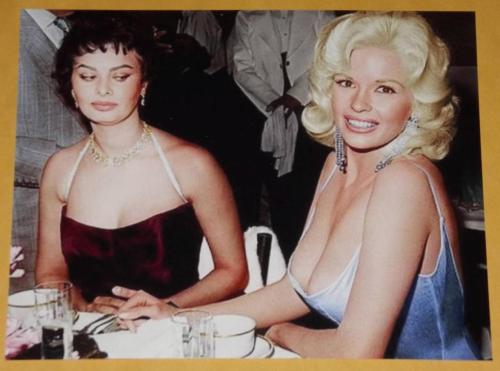 catfight-superstars: CELEBRITY BOOB WARS - PART 1 - Jayne Mansfield vs Sophia Loren (1957)Here’s wha