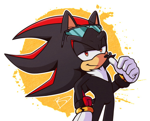 It’s weird to see Shadow smiling lol 