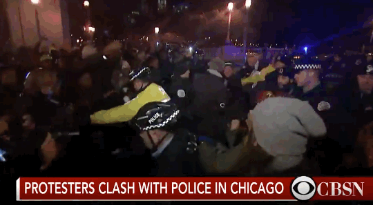 micdotcom:  Rapper Vic Mensa was among those protesting in Chicago last nightHundreds