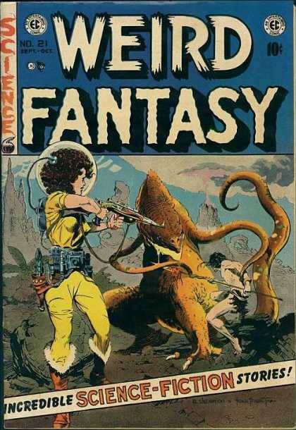Cover of Weird Fantasy illustrated by Al Williamson.