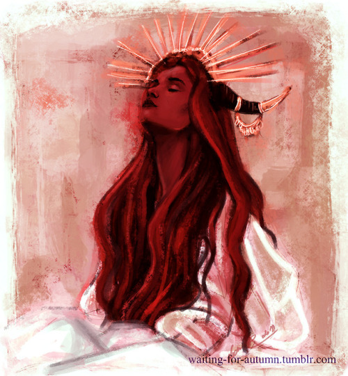 sevenredrobes:waiting-for-autumn:The Ruby of the SeaA quick fanart/sketch/study/whatnot of Jester&rs