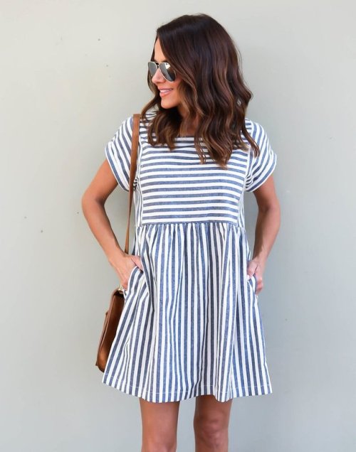 louisiana-prep:{ Striped Dress } -exact one!