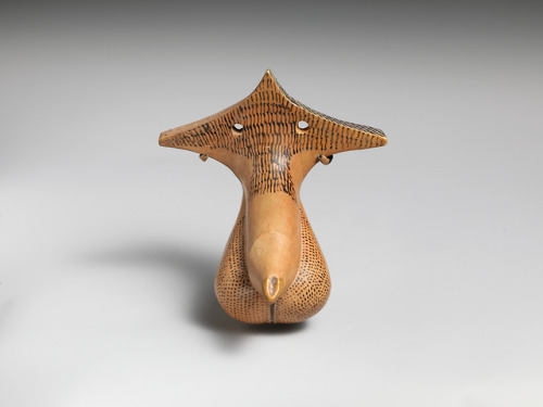 theancientwayoflife:~ Terracotta vase in the form of a phallus. Period: Archaic Date: ca. 550–500 B.