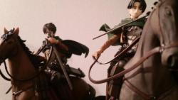 Banpresto’s May 2015 Ichiban Kuji A, B, and Special prizes - Horseriding Eren, Horseriding Levi, and repainted Horseriding Levi!Now available to win in Japan!