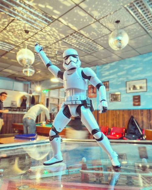 Soirée #Disco!!! #Stormtrooper #StarWars #TheForceAwakens #GroundControlParis #GrandTrainParis (à Grand Train)