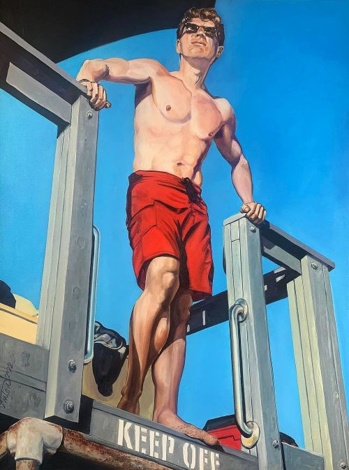 Beyond-The-Pale:  Boston Artist, Anton Uhl - Lifeguard