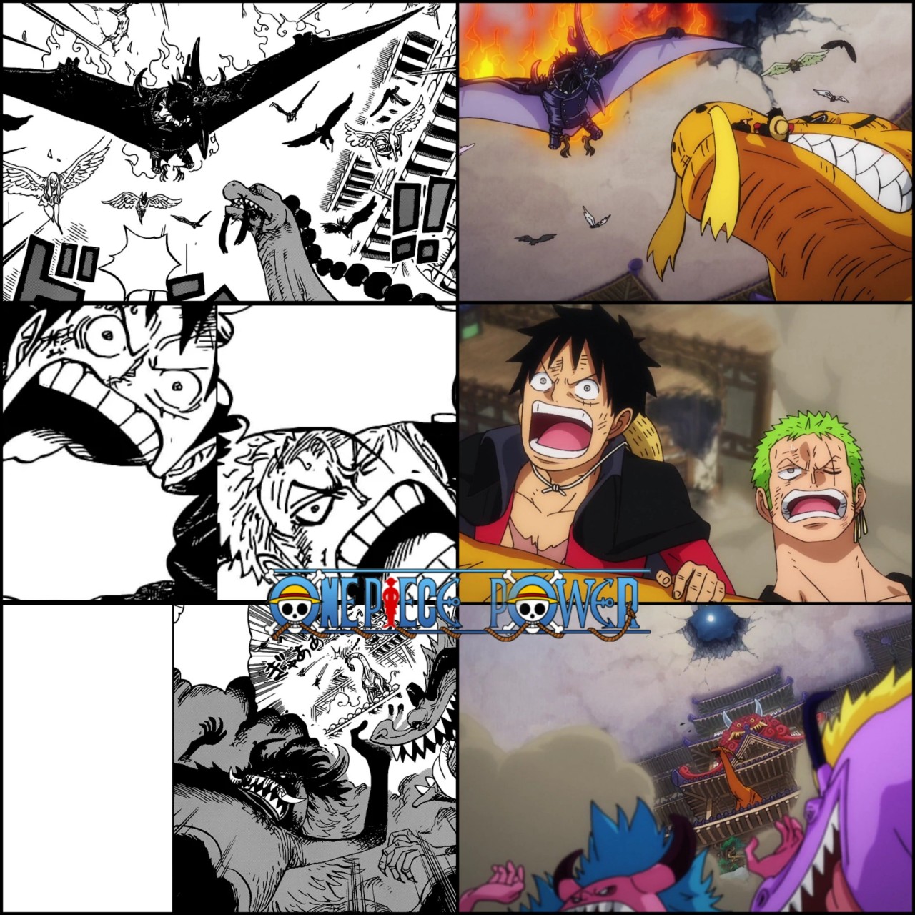 Episode 1000 vs Chapters 989-991