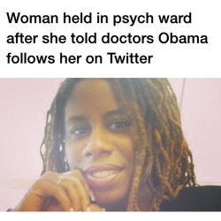 naughtynornice:  revolutionary-mindset:  Kam Brock says she is definitely not crazy, but eight days in the Harlem Hospital psych ward being treated for delusions and bipolar disorder make it look otherwise.  According to the New York Daily News, the whole