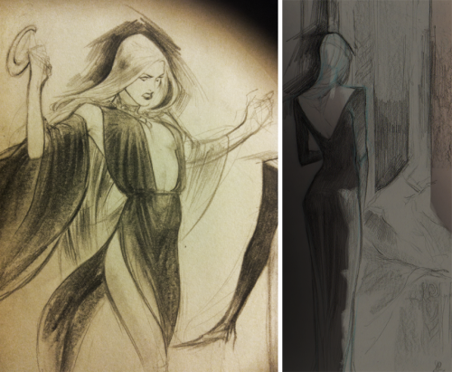 sauronisnotamused: Small bunch of sketches, concept work ‘n‘ progress. Decided to post s