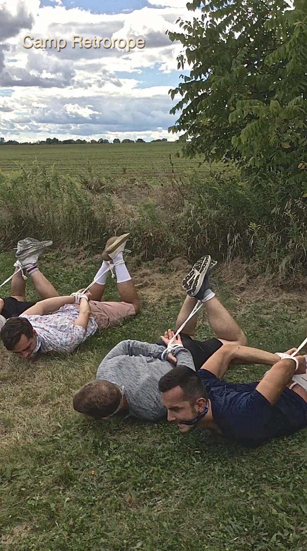 Guys in Bondage and Male Feet