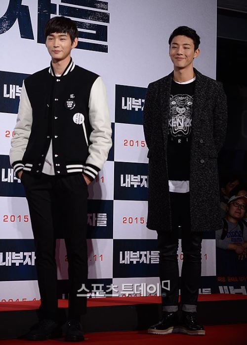 151116 Ji Soo &amp; Lee Won Geun - &lsquo;Inside Men&rsquo; Movie VIP Premiere https://www.facebook