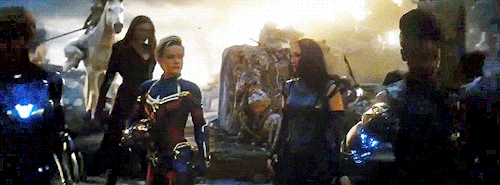led-lite:gaslightgallows:starkked:Don’t worry, she’s got help.-Avengers Endgame (2019)#this scene wa