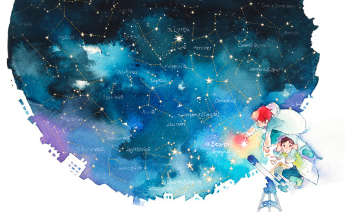 Antares
α Scorpii
あるいは、蠍の心臓　
…………………………………..
星図参考：Every Starry Night AI ( hoshifuru.jp )