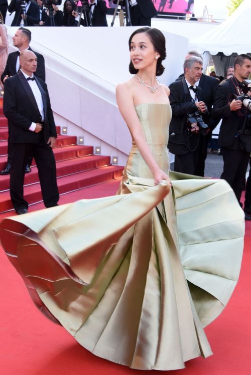 Kiko Mizuhara in Dior at the 72nd Annual Cannes Film Festival