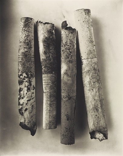 museumuesum:  Irving Penn Cigarettes, printed 1972-1975 Platinum-palladium prints, variable dimensions 
