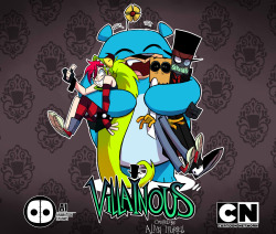 acethewindrider:  sophiartstart:  xtremersadiq:  iguananimator:  I shall present to all of you VILLAINOUS! Cartoon Network’s first mexican IP!! Just revealed these four characters yesterday at Pixelatl festival here in Mexico at A.I. Animation Studios!