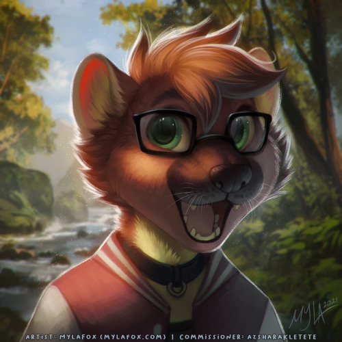 Commission for AzsharaKletete on TwitterReally enjoyed painting this cute character; never enough ma