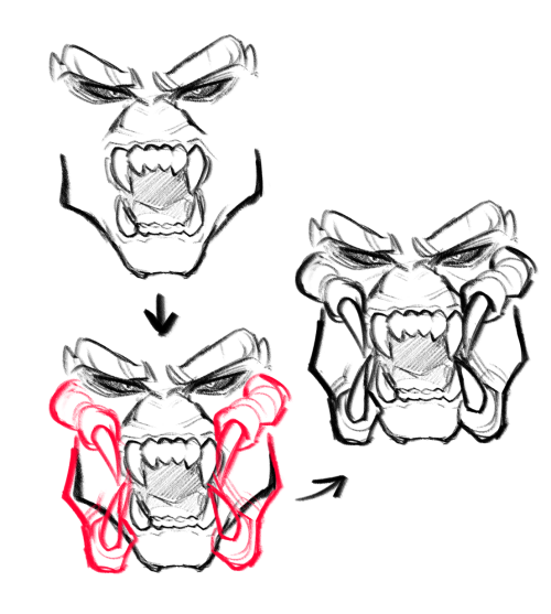 Out Of Genuine Curiosity, What's Your Process For Drawing Yautja Faces? It's Been Like, Over A Year Since
