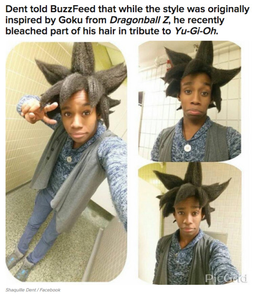 buzzfeed: People Can’t Stop Talking About This Dude’s Awesomely Nerdy Hair dablacksaiyan