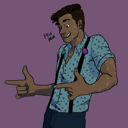 tim’s finger guns have been living rent free in my head since the fluff episode