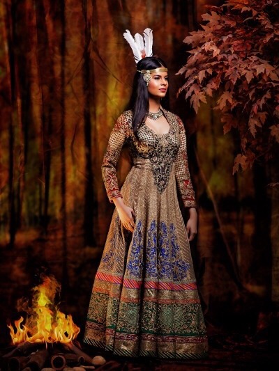 idisneyprincess:  Disney Princess in Indian Fashion.   Princess Ariel (saree), Princess
