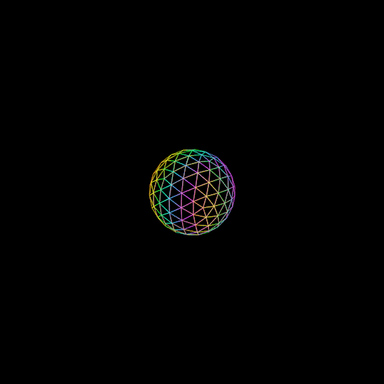 Bursts of Dazzling Shapes Create Technicolor Orbits in GIFs by Marcus  Martinez — Colossal