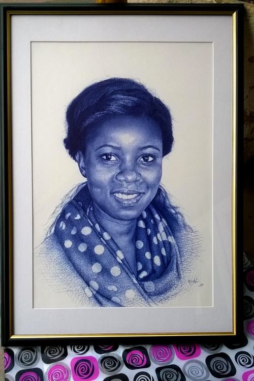 littlelimpstiff14u2:  Some New Breathtakingly Good Biro Pen Art from Enam BosokahEnam is a freelance artist living in  Accra, Ghana    He only uses a biro or bic penBehance