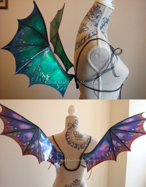 sosuperawesome: Sarah Evans uses layers of iridescent acetate to make mobiles, suncatchers, costume