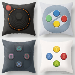 it8bit:  Classic Controller PillowsCheck out Atari 2600, Super Nintendo, PlayStation, XBox and more. Created and submitted by dudsbessa || Society6