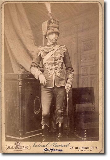 Lieutenant-Colonel John Donald Hamill Stewart of the 11th HussarsStewart photographed when Colonel o