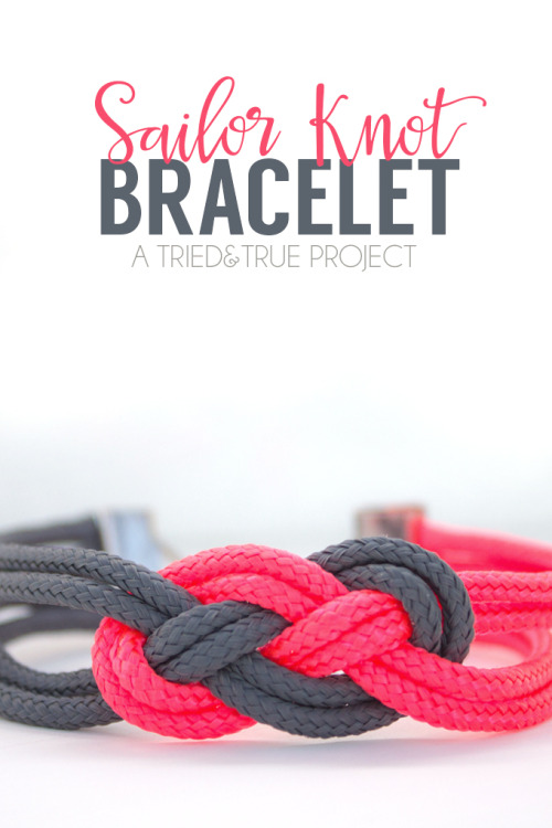 DIY Paracord Nautical Knot Bracelet Tutorial from Tried & True.You can also make this DIY Nautic