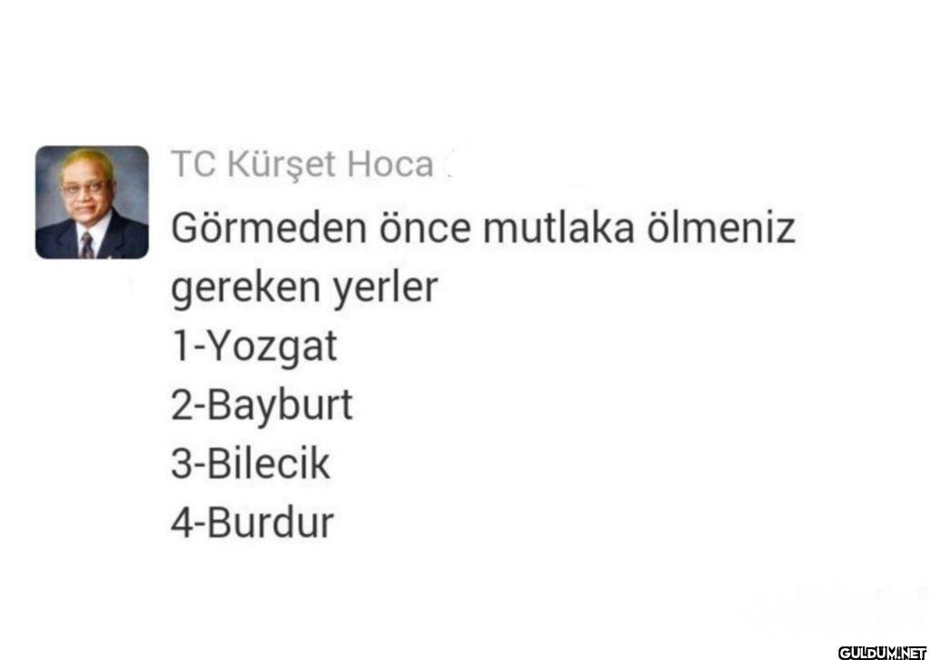 TC Kürşet Hoca Görmeden...