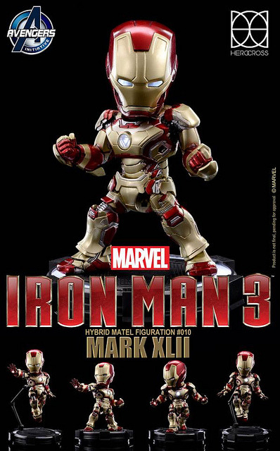 HEROCROSS Hybrid Metal Figuration #010 - IRON MAN 3