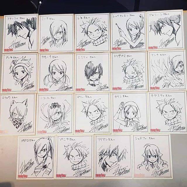 sakuralolo99:  Mashima sensi signature for fans in german Source twitter 