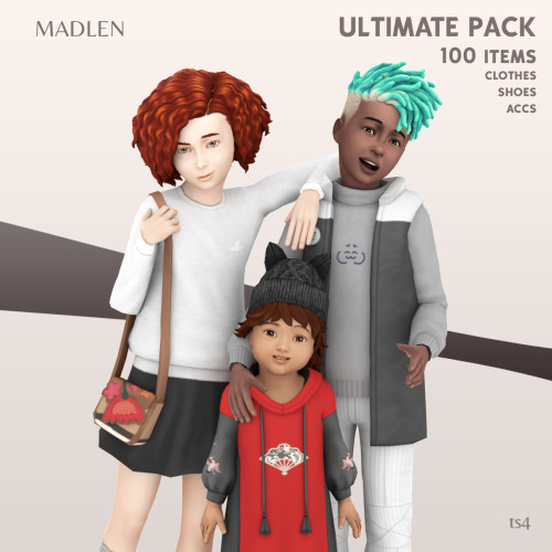  Madlen Ultimate PackAs some of you were requesting, I finally gathered 100 items from Madlen CC Col