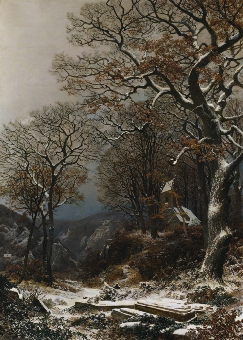 scribe4haxan:Der Winter (1881 / Oil on canvas) - Valentin Ruths