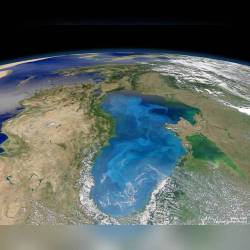 A White Battle in the Black Sea #nasa #apod #aqua #modis #blacksea #phytoplankton #coccolithophores #coccolithoviruses #carbondioxide #satellite #earth #solarsystem #space #science #astronomy