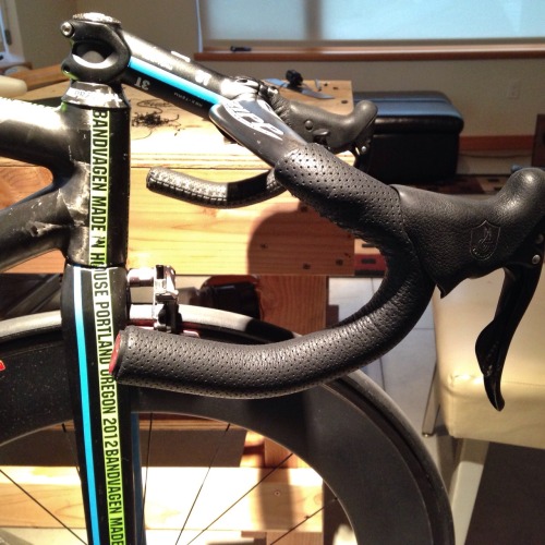 vidyagameher: unprofessional-cyclist: I discovered stitching leather bar tape isn’t much different