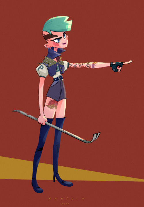 Punk girl for the character design challenge