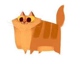 dailycatdrawings:  395: Orange Tabby