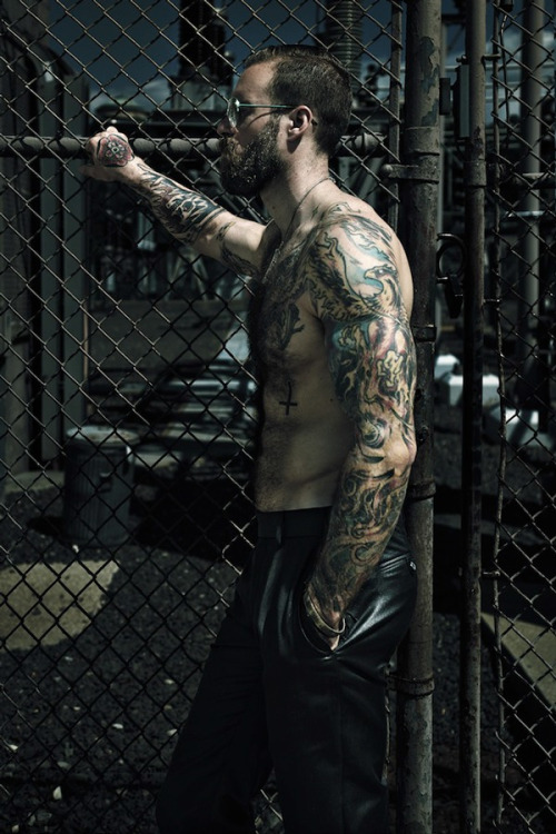 mymenstocktaking:  Gabe Laduke photographed by Frank Berlin. 