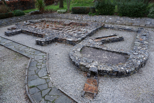 thesilicontribesman: Prestatyn Roman Bath House, North Wales, 17.3.18. The Prestatyn Roman Bath Hous