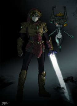 hellahyrule:  Zelda - magic armor Link -