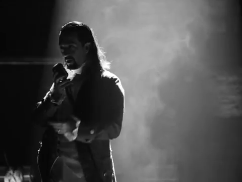 owlsii:a collection of gifs in which lin-manuel miranda grips the microphone very handsomely
