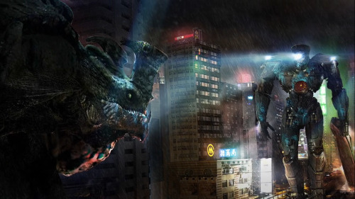 blindfoldednopinyata:Some Screen Shots on the art from the EXTRAS in Pacific RIm , Absolutely amazin